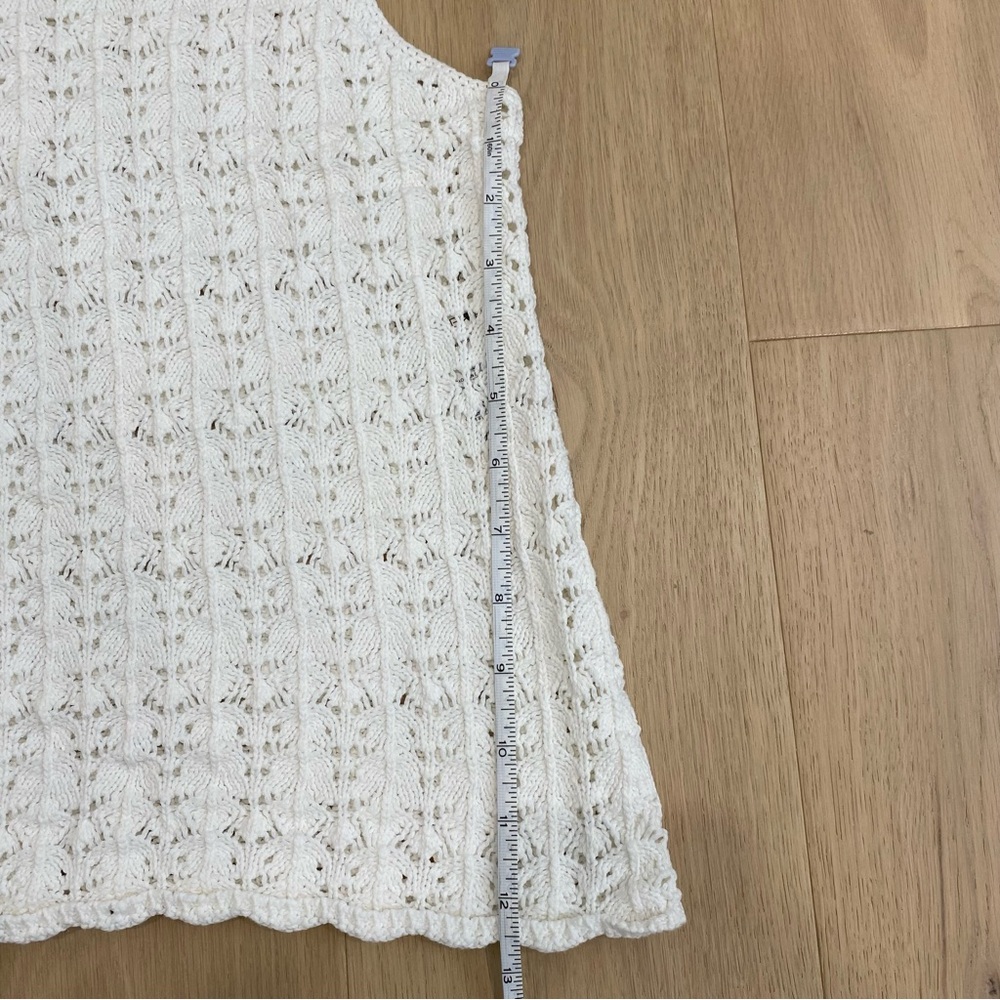 Aritzia | Wilfred “Phillipa” White Crochet Tank Top 🤍 - Picture 10 of 11